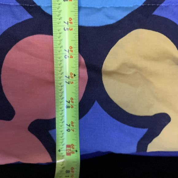 Disney Mickey Heads Ears Twin Comforter Blanket Blue 60"x80" Vintage - Picture 10 of 10